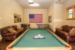 Game Room in the garage